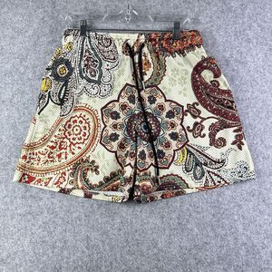 Kinetic Kings Mesh Shorts Mens XL Paisley Pockets Colorful Made in USA 5.5"